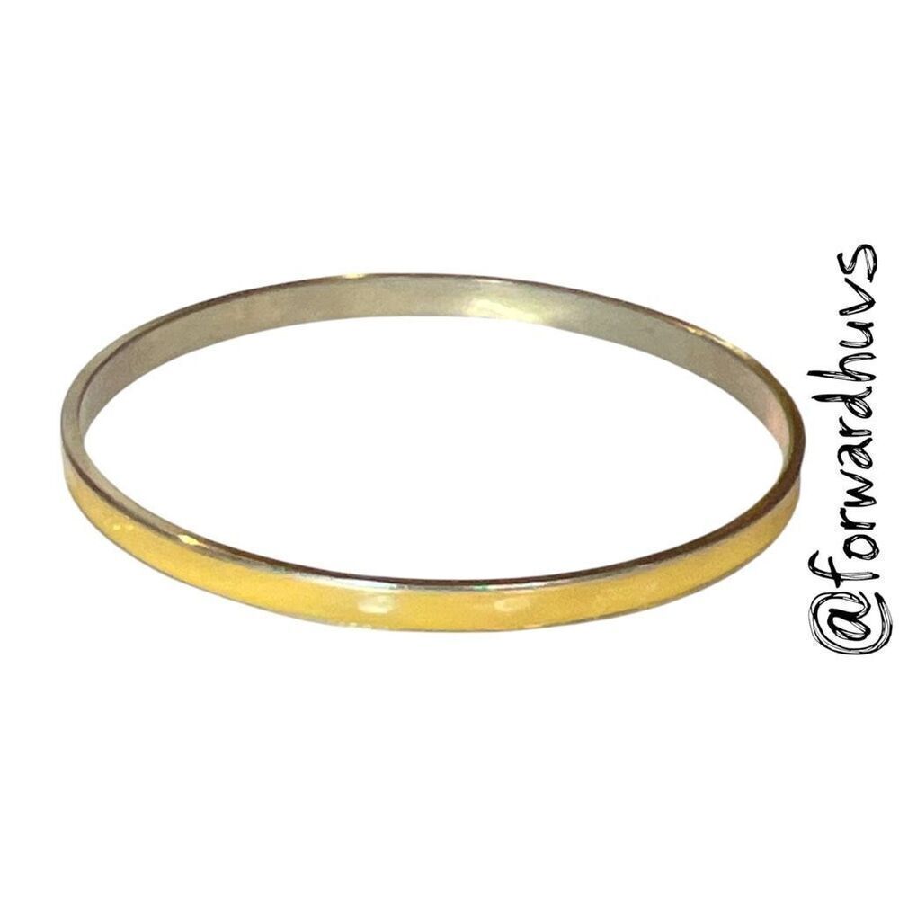 Bundle Sale 3 for $15 | Yellow Enamel Bangle Bracelet